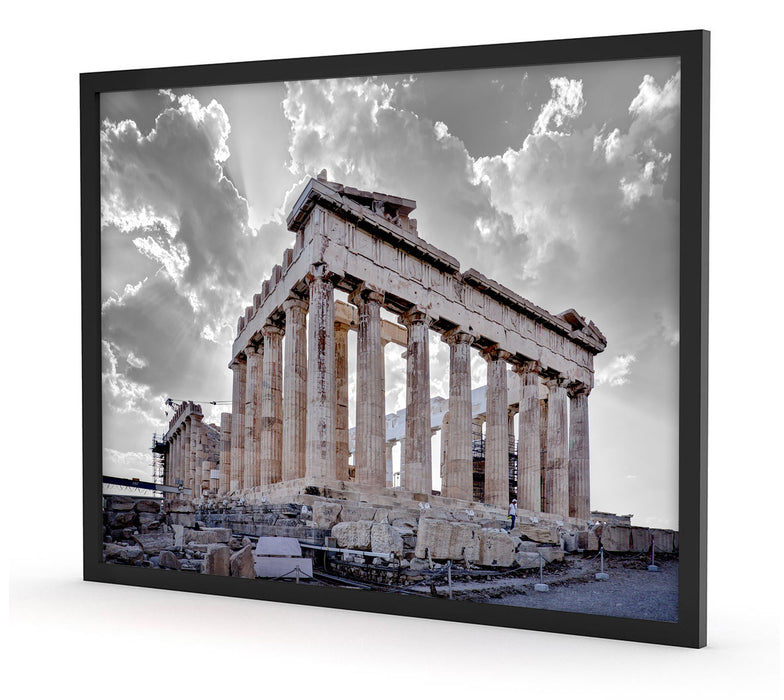 Propyläe von Akropolis in Athen, Poster mit Bilderrahmen