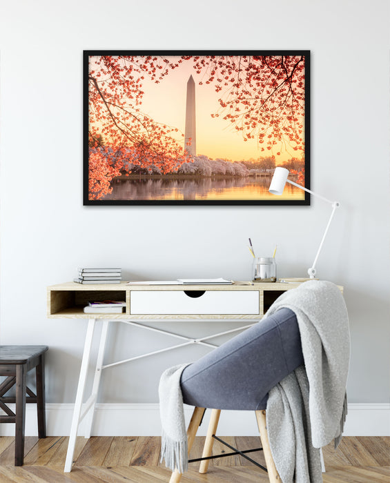 Jefferson Memorial, Poster mit Bilderrahmen