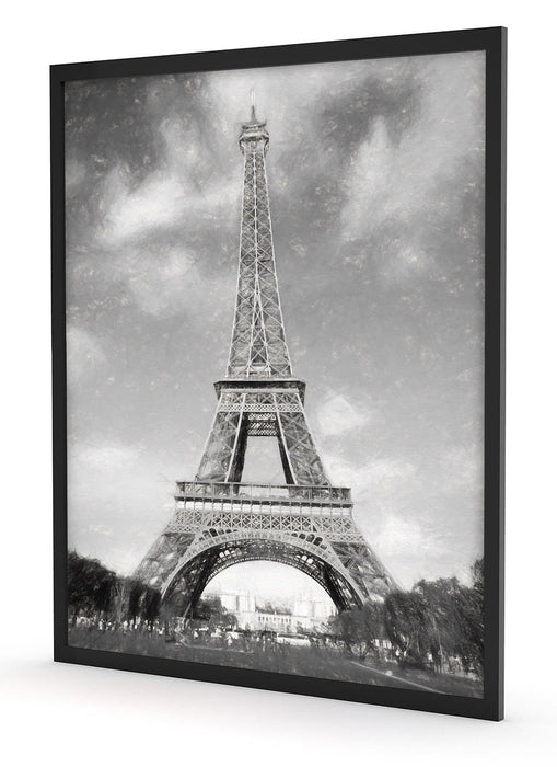 Eifelturm in Paris, Poster mit Bilderrahmen