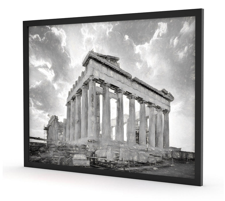 Akropolis in Athen, Poster mit Bilderrahmen