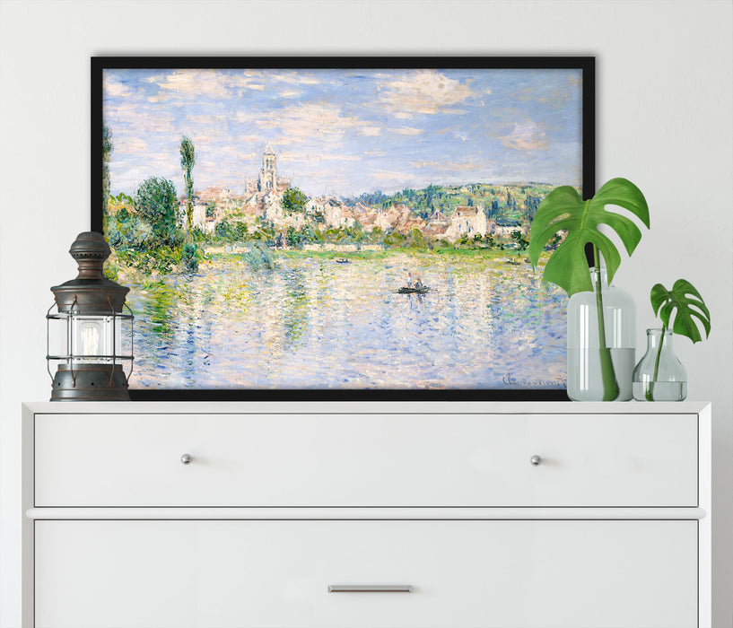 Claude Monet - Vétheuil im Sommer, Poster mit Bilderrahmen