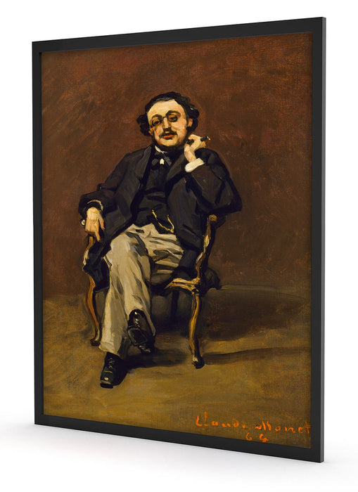 Claude Monet - Dr. Leclenché, Poster mit Bilderrahmen