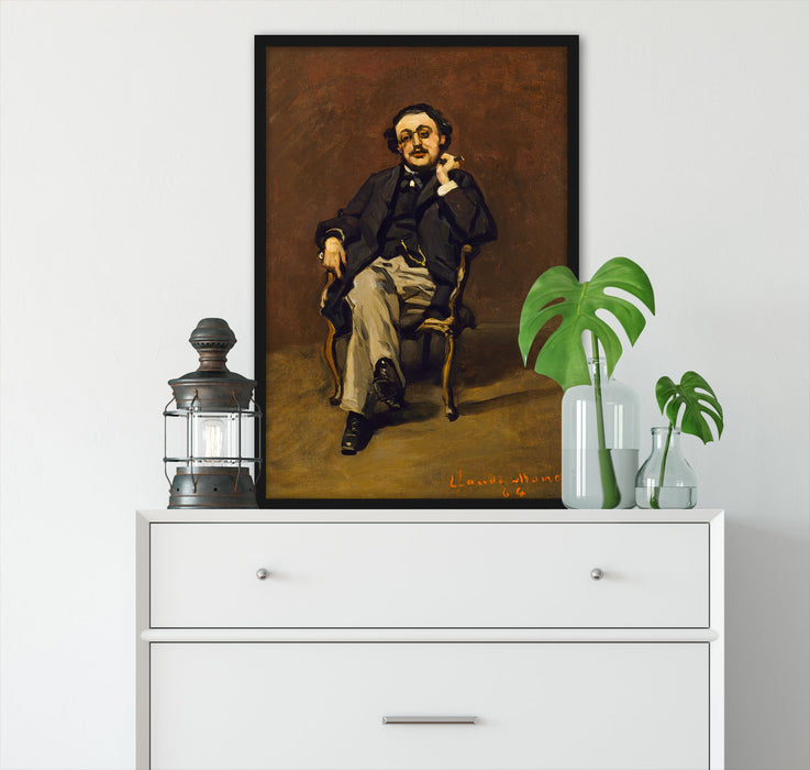 Claude Monet - Dr. Leclenché, Poster mit Bilderrahmen