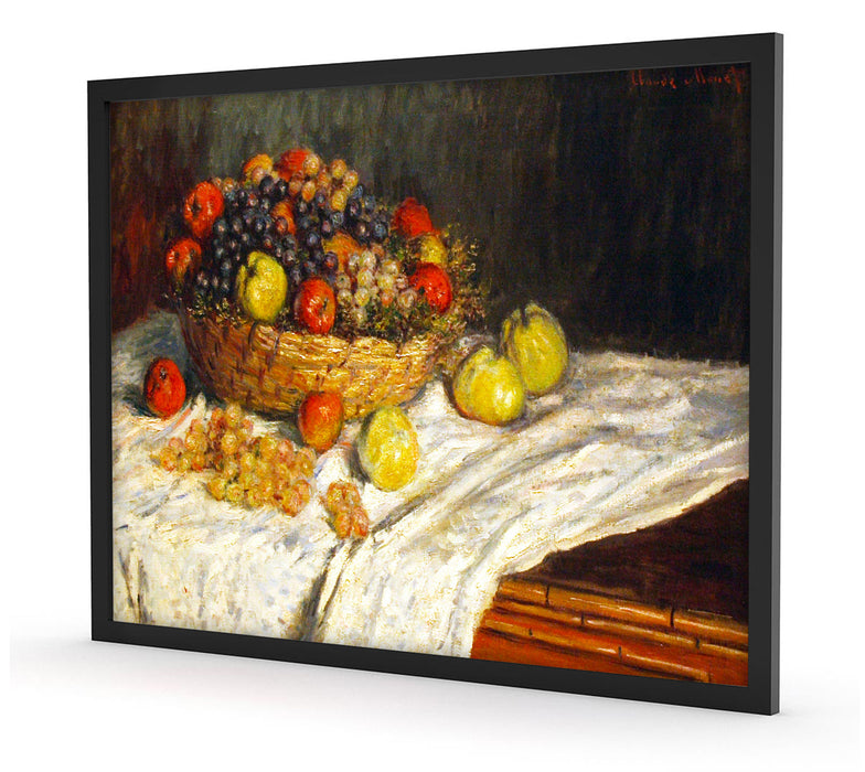 Claude Monet - fuit, Poster mit Bilderrahmen