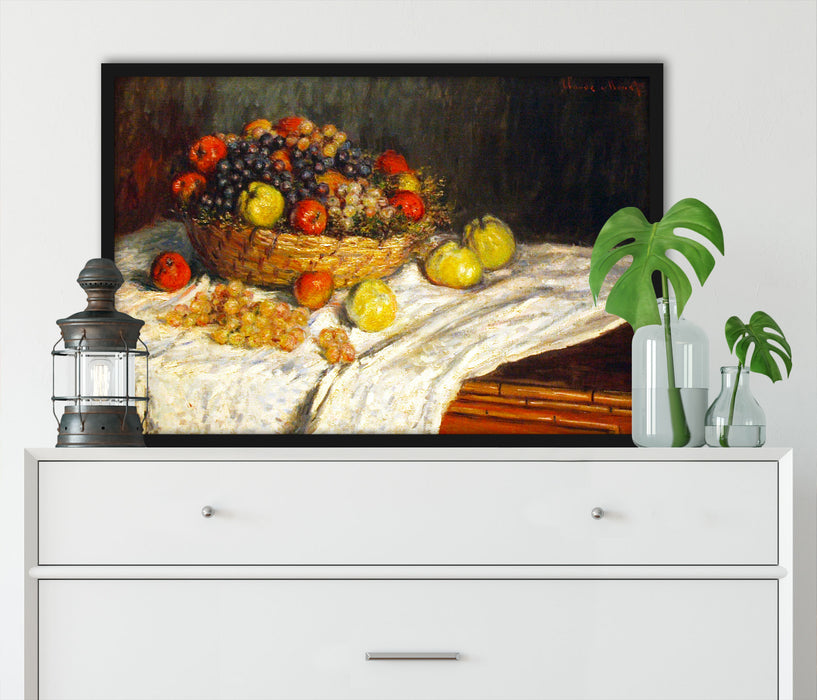 Claude Monet - fuit, Poster mit Bilderrahmen