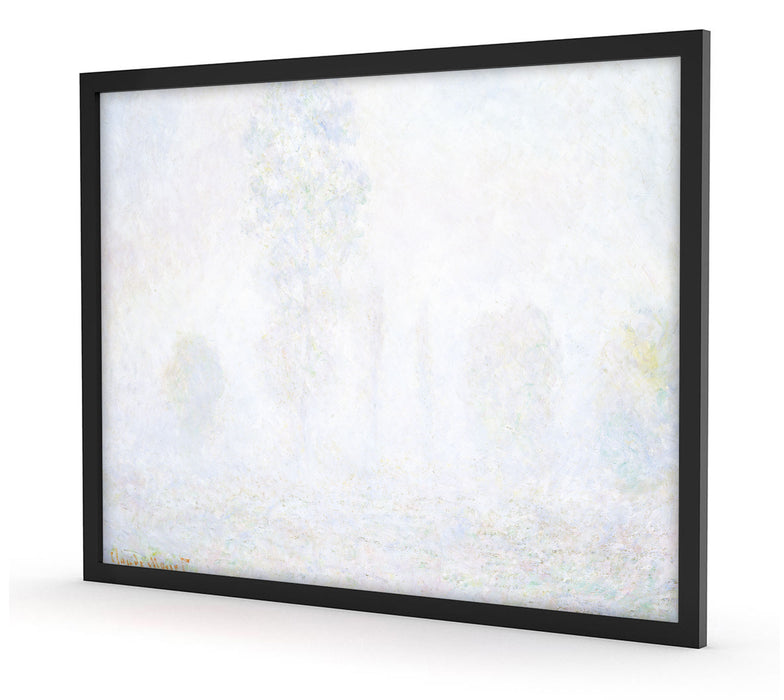 Claude Monet - Morgennebel, Poster mit Bilderrahmen