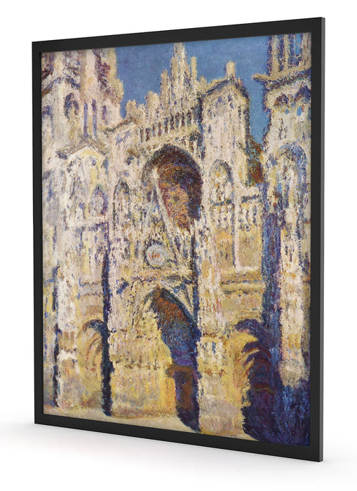 Claude Monet - Kathedrale von Rouen III, Poster mit Bilderrahmen