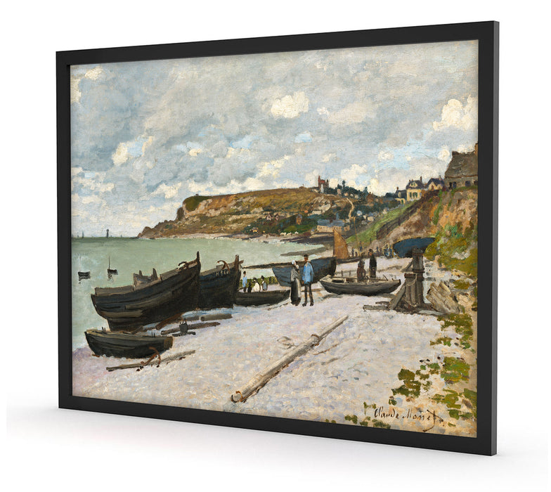 Claude Monet - Sainte-Adresse, Poster mit Bilderrahmen