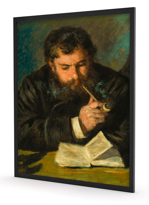 Claude Monet - Selbstportrait, Poster mit Bilderrahmen