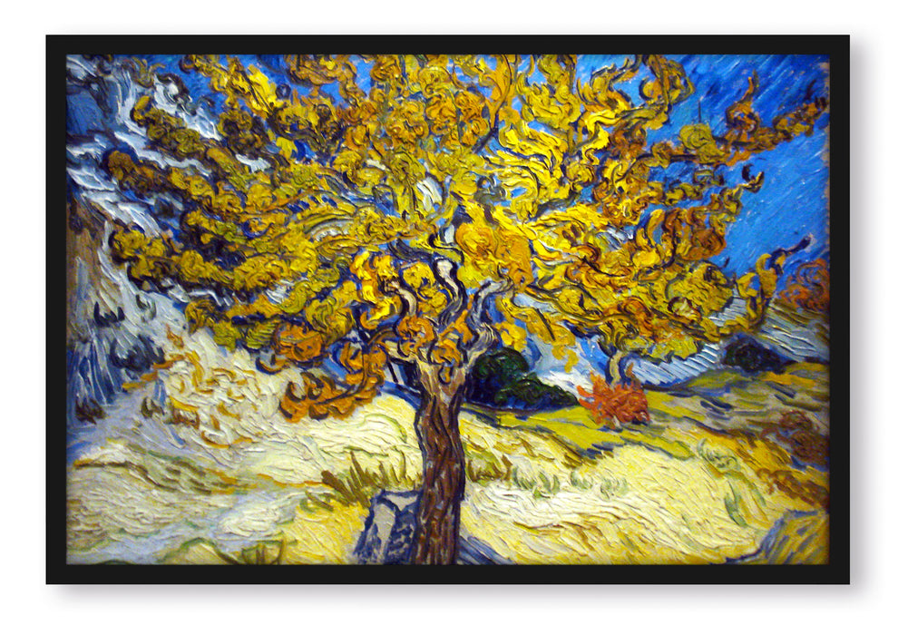 Vincent Van Gogh - Maulbeerbaum, Poster mit Bilderrahmen