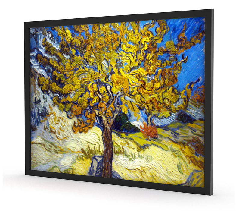 Vincent Van Gogh - Maulbeerbaum, Poster mit Bilderrahmen