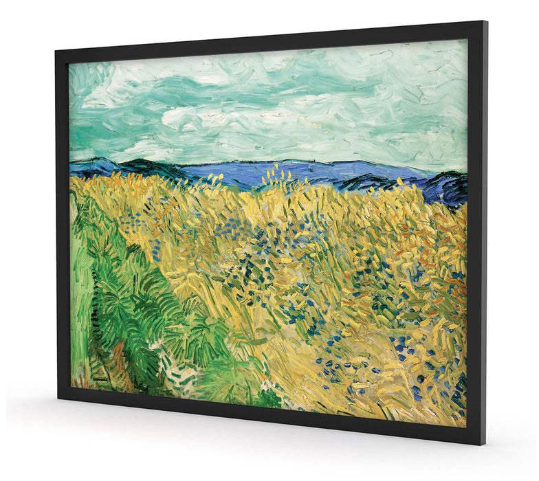 Vincent Van Gogh - Weizenfeld mit Kornblumen, Poster mit Bilderrahmen
