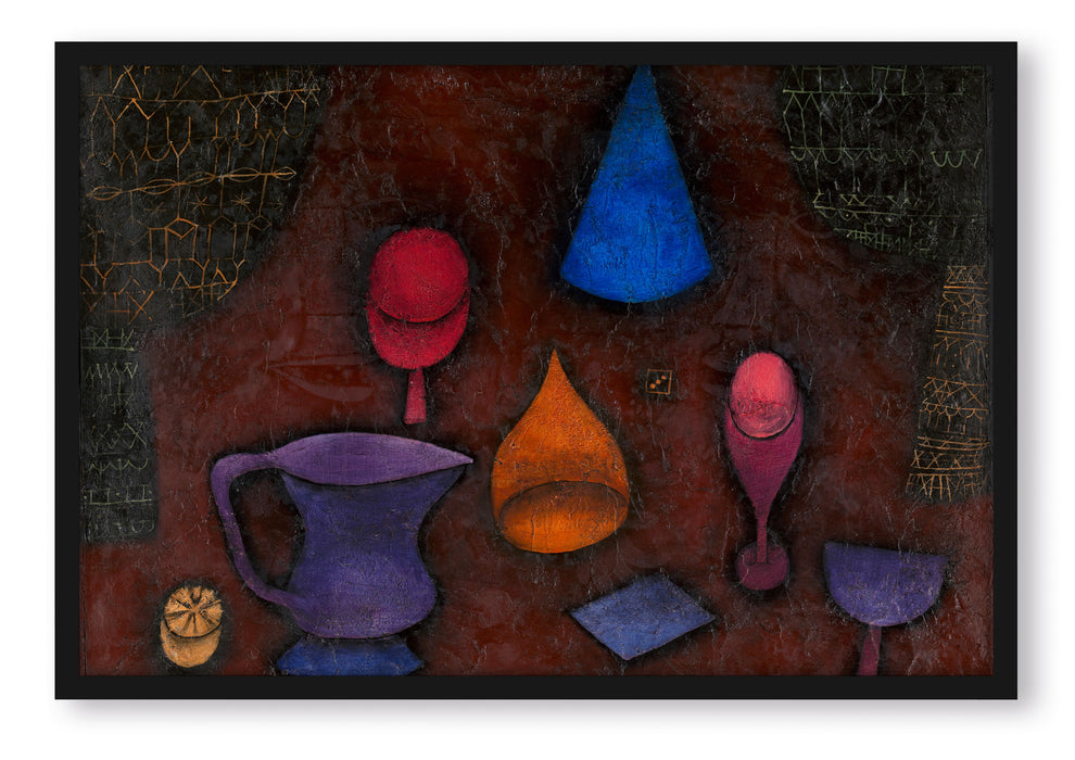 Pixxprint Paul Klee - Stillleben, Poster mit Bilderrahmen
