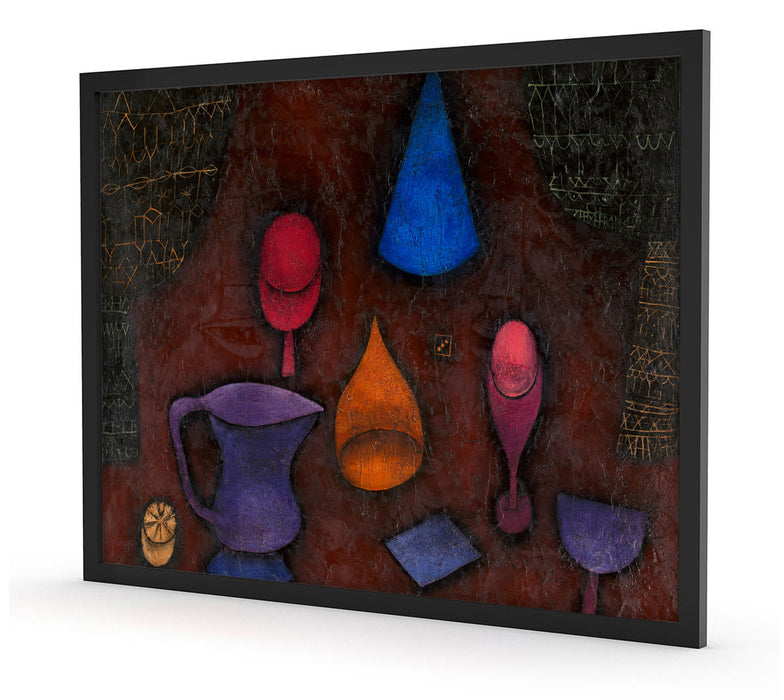 Paul Klee - Stillleben, Poster mit Bilderrahmen