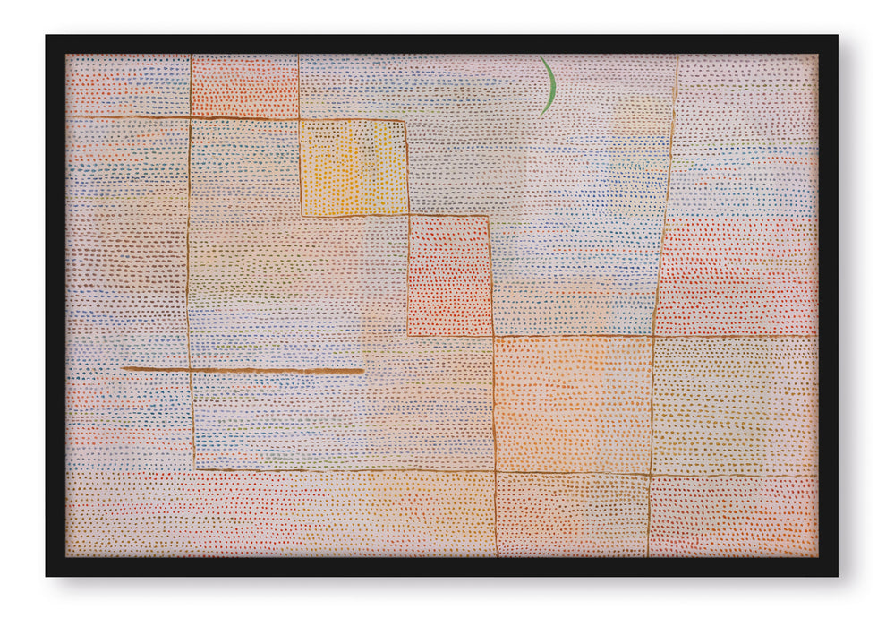 Paul Klee - Clarification, Poster mit Bilderrahmen