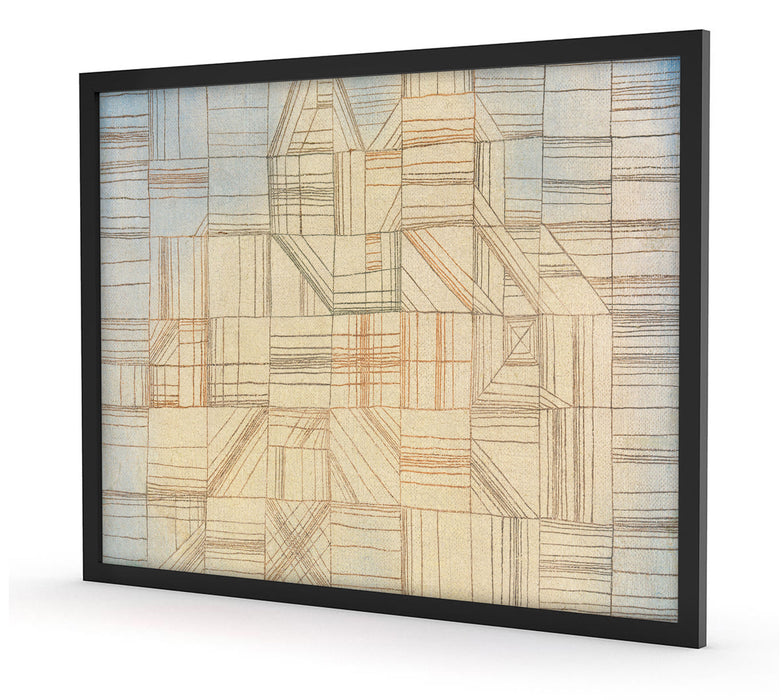 Paul Klee - Variationen Progressives Motiv, Poster mit Bilderrahmen