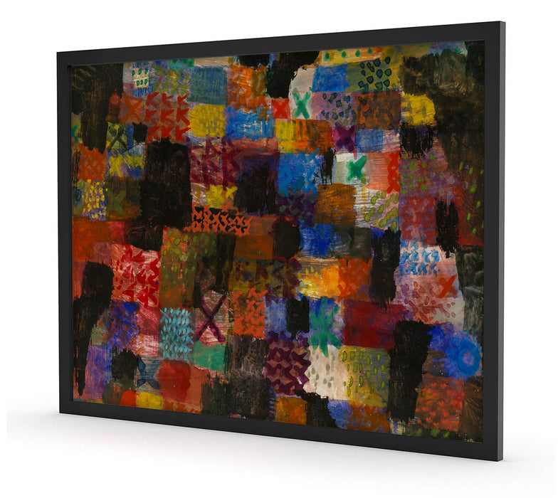 Paul Klee - Tiefer Pathos, Poster mit Bilderrahmen