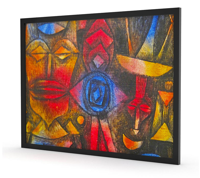 Paul Klee - Figurinen Sammlung, Poster mit Bilderrahmen