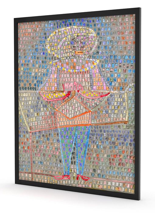 Paul Klee - Junge im schicken Gewand, Poster mit Bilderrahmen