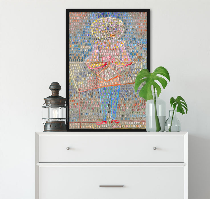 Paul Klee - Junge im schicken Gewand, Poster mit Bilderrahmen