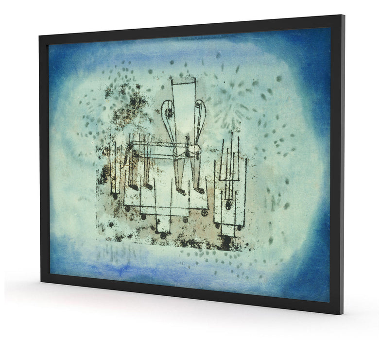 Paul Klee - Das Stuhl-Tier, Poster mit Bilderrahmen
