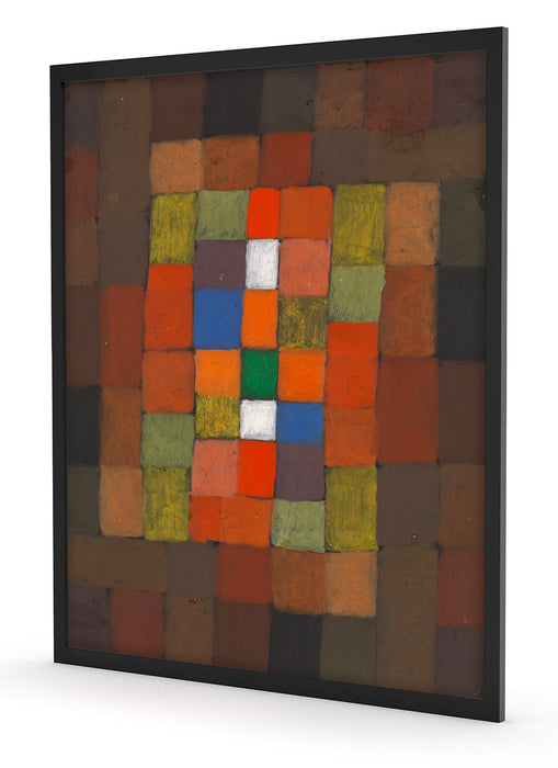 Paul Klee - Statisch-Dynamische Steigerung, Poster mit Bilderrahmen