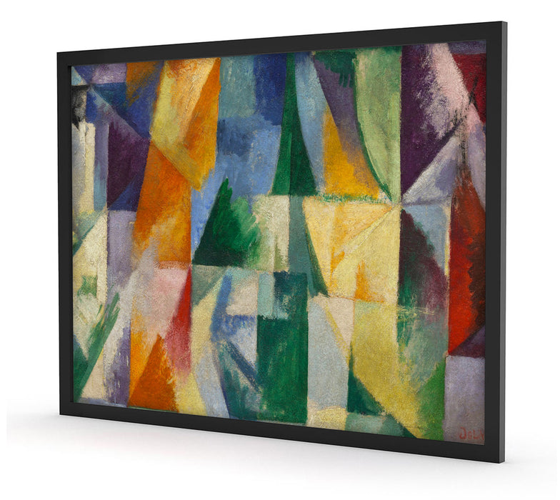 Robert Delaunay - Gleichzeitig geöffnete Fenster, Poster mit Bilderrahmen