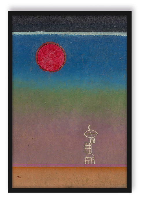 Wassily Kandinsky - Fern, Poster mit Bilderrahmen