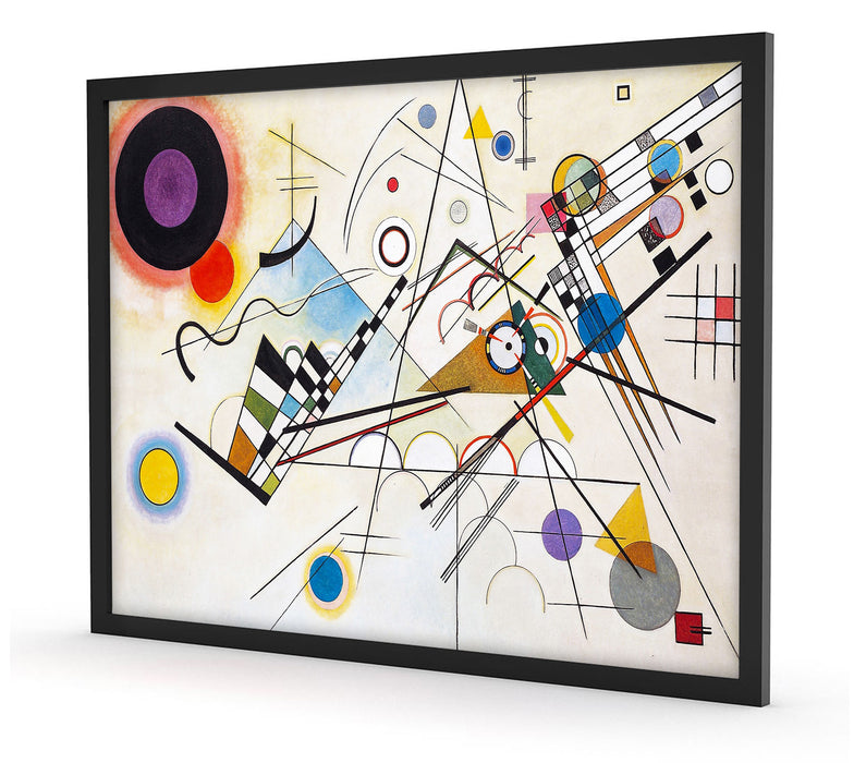 Wassily Kandinsky - Komposition, Poster mit Bilderrahmen