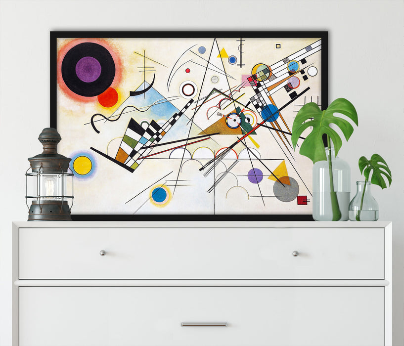 Wassily Kandinsky - Komposition, Poster mit Bilderrahmen