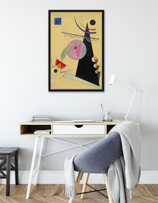 Wassily Kandinsky - Helle Einheit, Poster mit Bilderrahmen