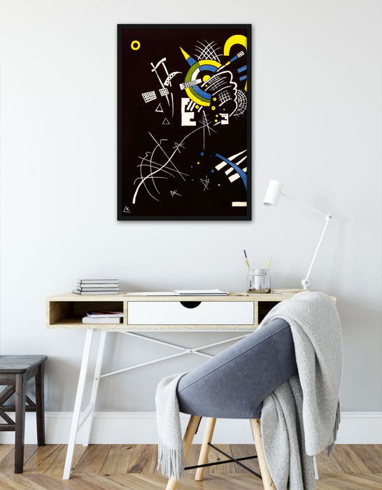 Wassily Kandinsky - Kleine Welten, Poster mit Bilderrahmen