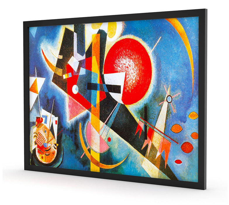 Wassily Kandinsky - Im Blau, Poster mit Bilderrahmen