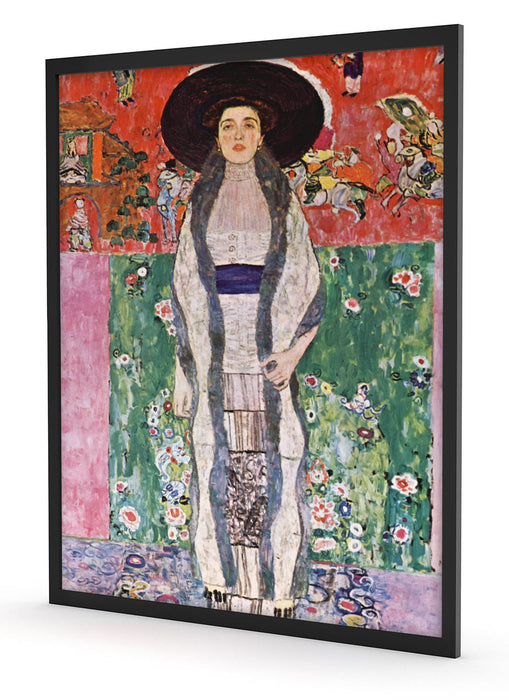 Gustav Klimt - Adele Bloch-Bauer II, Poster mit Bilderrahmen