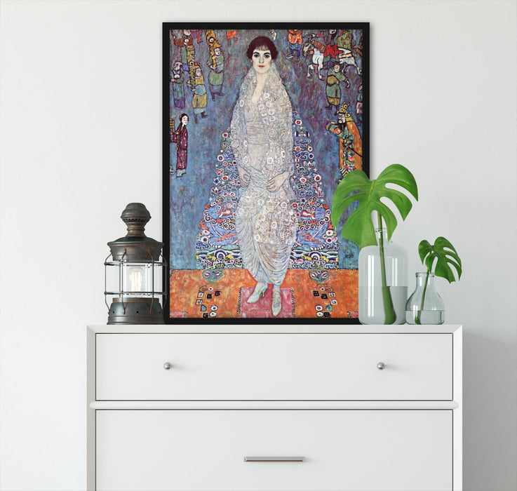 Gustav Klimt - Elisabeth Lederer, Poster mit Bilderrahmen