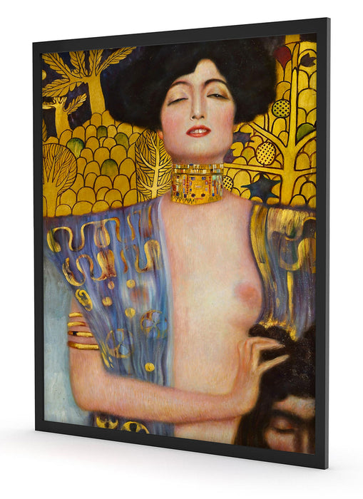 Gustav Klimt - Judith I, Poster mit Bilderrahmen