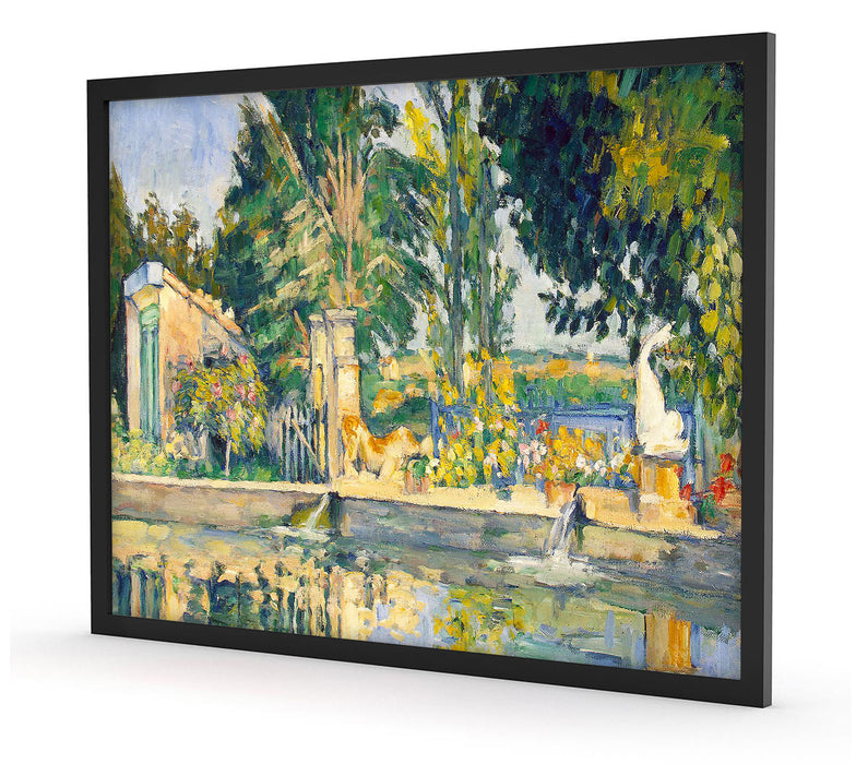 Paul Cézanne  - Jas de Bouffan I, Poster mit Bilderrahmen