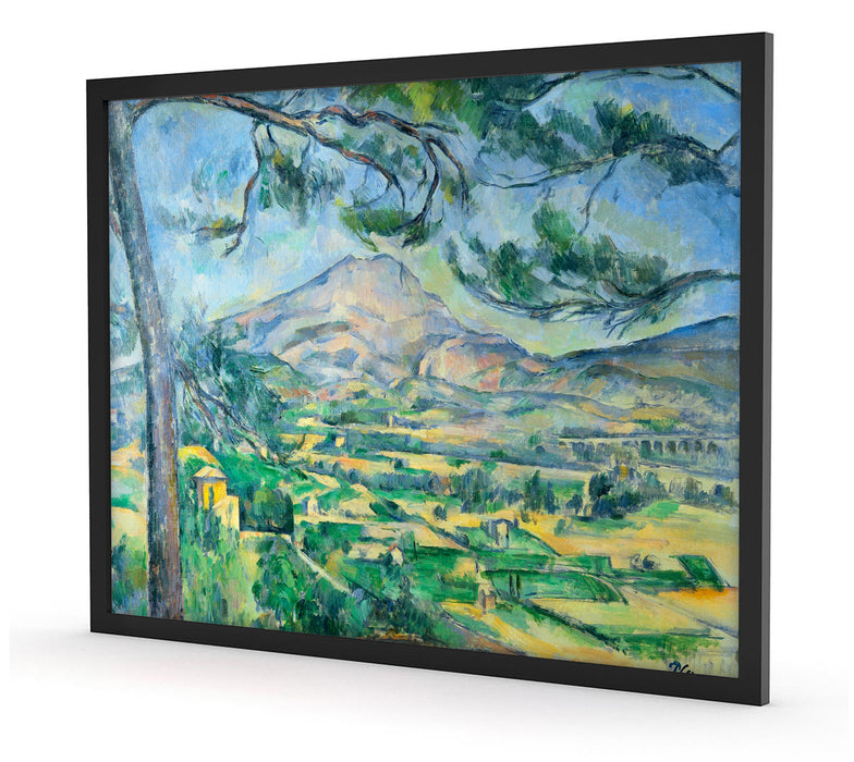 Paul Cézanne  - Mont Sainte-Victoireca, Poster mit Bilderrahmen