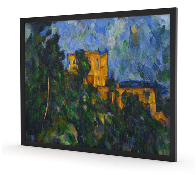 Paul Cézanne  - Château Noir, Poster mit Bilderrahmen