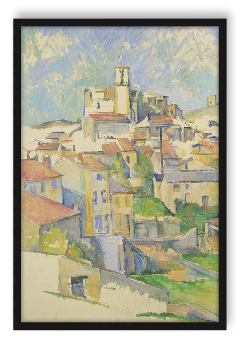 Paul Cézanne  - Gardanne, Poster mit Bilderrahmen