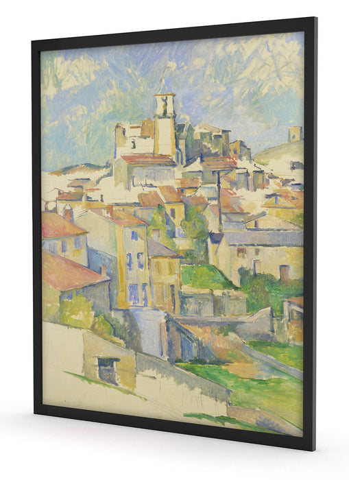 Paul Cézanne  - Gardanne, Poster mit Bilderrahmen