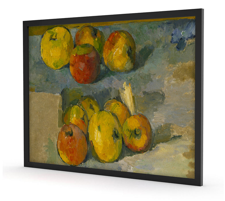 Paul Cézanne  - Äpfel, Poster mit Bilderrahmen