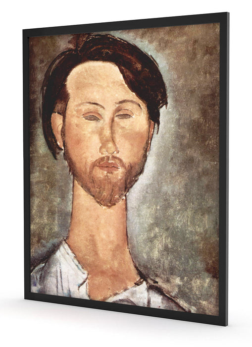 Amedeo Modigliani - Leopold Zborowski , Poster mit Bilderrahmen
