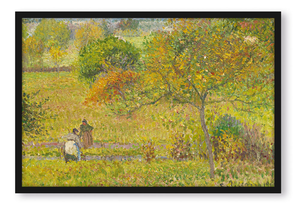 Pixxprint Camille Pissarro - AUTOMNE À ERAGNY , Poster mit Bilderrahmen