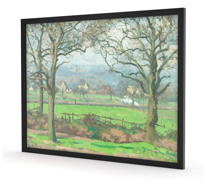 Camille Pissarro - Near Sydenham Hill Looking towards, Poster mit Bilderrahmen