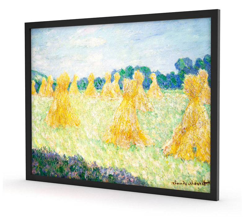 Claude Monet - Die jungen Damen von Giverny, Poster mit Bilderrahmen