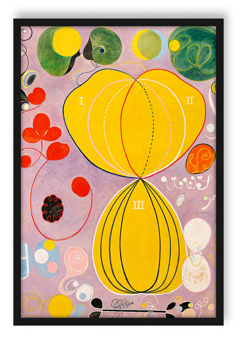 Pixxprint Hilma af Klint - Adulthood, Poster mit Bilderrahmen