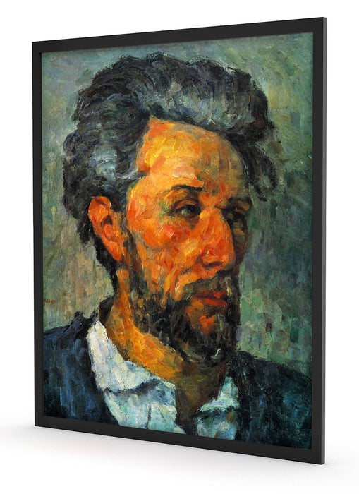 Paul Cézanne - Portrait of Victor Chocquet , Poster mit Bilderrahmen