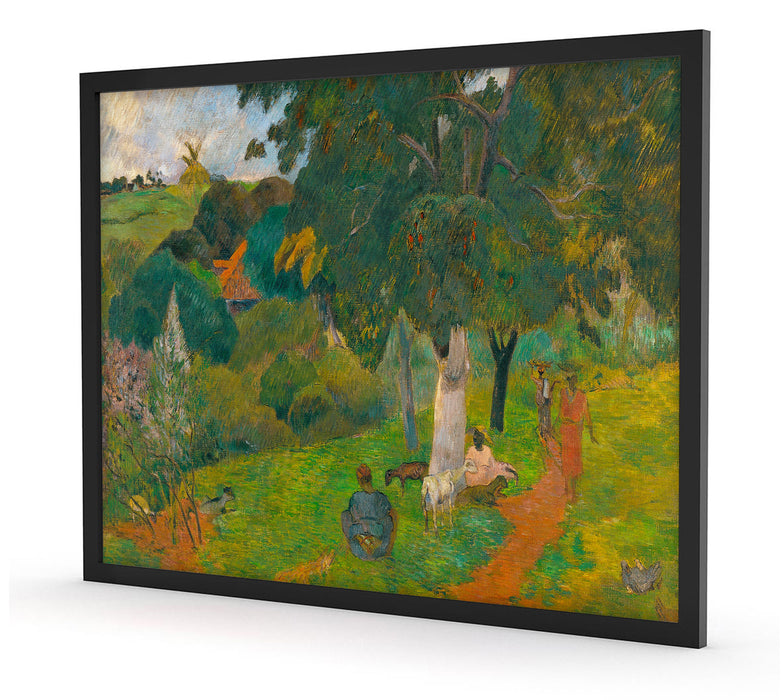 Paul Gauguin - Kommen und GehenMartinique, Poster mit Bilderrahmen