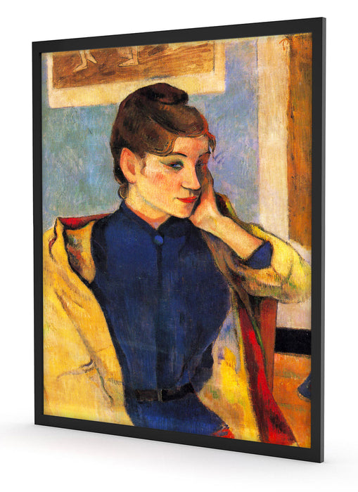 Paul Gauguin - Portrait von Madeleine Bernard, Poster mit Bilderrahmen